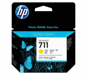 HP 711 DesignJet T120/T520 Yellow 3-Pack, 29 ml (CZ136A) HP 711 DesignJet T120/T520 Yellow 3-Pack, 29 ml (CZ136A)