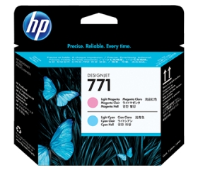 HP 771 DesignJet Light Magenta/Light Cyan Printhead (CE019A) HP 771 DesignJet Light Magenta/Light Cyan Printhead (CE019A)
