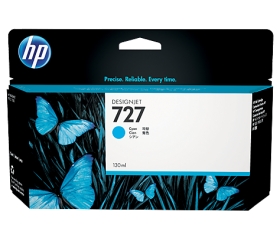 HP 727 DesignJet T1500/T920 Cyan, 130 ml (B3P19A) HP 727 DesignJet T1500/T920 Cyan, 130 ml (B3P19A)