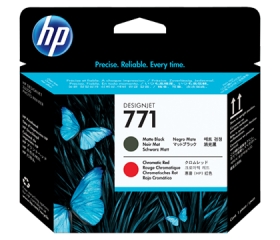 HP 771 DesignJet Matte Black/Chromatic Red Printhead (CE017A) HP 771 DesignJet Matte Black/Chromatic Red Printhead (CE017A)