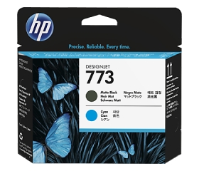 HP 773 DesignJet Z6600 Matte Black/Cyan Printhead (C1Q20A)