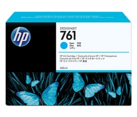 HP 761 DesignJet T7100 Cyan 3-Pack, 400 ml (CR272A)