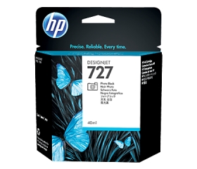 HP 727 DesignJet T1500/T920 Photo Black, 40 ml (B3P17A)