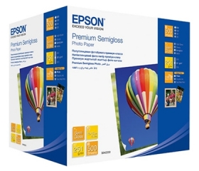 Epson Premium Semigloss Photo Paper 100mm x 150mm, 500 л. (C13S042200)