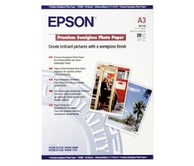 Epson Premium Semigloss Photo Paper A3, 20 л. (C13S041334)