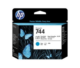 HP 744 DesignJet Photo Black/Cyan Printhead (F9J86A)