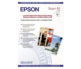 Epson Premium Semigloss Photo Paper A3+, 20 л. (C13S041328)