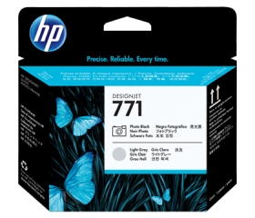 HP 771 DesignJet Photo Black/Light Gray Printhead (CE020A)