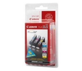 Canon CLI-521 Bundle (C, M, Y) (2934B010)
