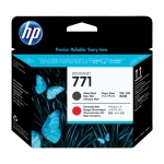 HP 771 DesignJet Matte Black/Chromatic Red Printhead (CE017A)