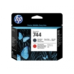 HP 744 DesignJet Matte Black/Chromatic Red Printhead (F9J88A)