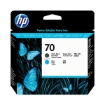 HP 70 DesignJet Matte Black/Cyan Printhead (C9404A)